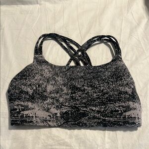 Athleta Black and Gray Sports Bra